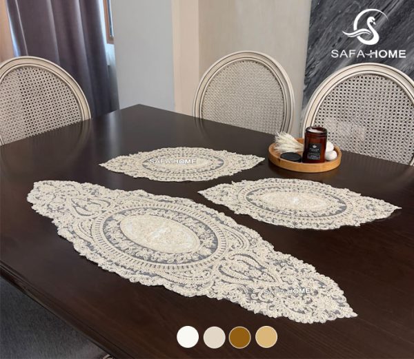 رومیزی جدید قیطان طرح گلزار