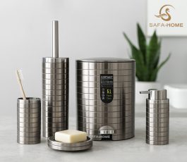 ست سرویس بهداشتی طرح خطی سیلور