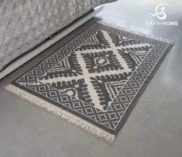 گلیم پنبه طوسی