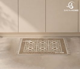 پادری طرح گلیم سفید نسکافه‌ای