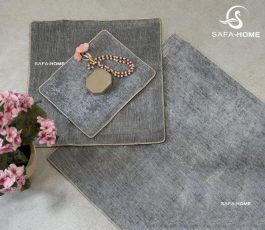 سجاده جانماز تالیا ساده طوسی