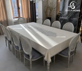 رومیزی ناهارخوری طرح صدف