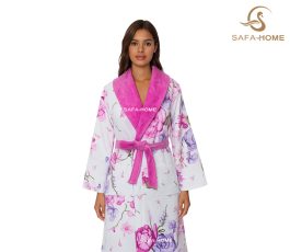 حوله تن پوش زنانه طرح دانژه بنفش