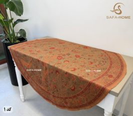 سفره رومیزی مخمل گرد