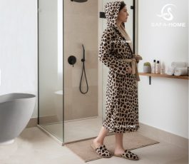 حوله تن پوش طرح پلنگی