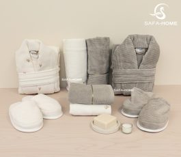 ست حوله گلدوزی برجسته