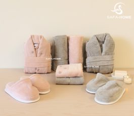 ست حوله گلدوزی برجسته