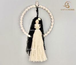 قاب مکرومه طرح فرشته