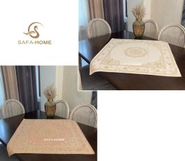 رومیزی مخمل لمه دار