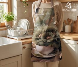 پیشبند آشپزخانه طرح فنجان گل