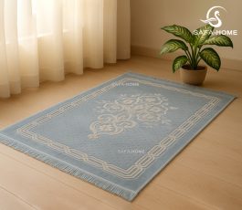 سجاده گل برجسته شاین آبی