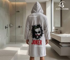 حوله تن‌پوش پالتویی طرح جوکر