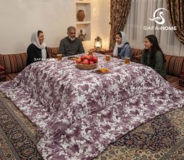 لحاف کرسی دورو مدل آبرنگی