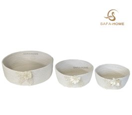 جا حوله ای قیطان مجموعه 3 عددی استخوانی
