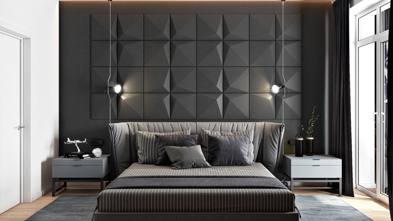 ایده اتاق خواب با تم مشکی؛ طراحی، وسایل لازم و نورپردازی