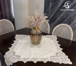 رومیزی مربع طرح اسلیمی