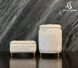 ست سطل و جادستمال استخوانی آمور