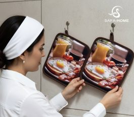 دستگیره آشپزخانه جفتی طرح سحر سه بعدی