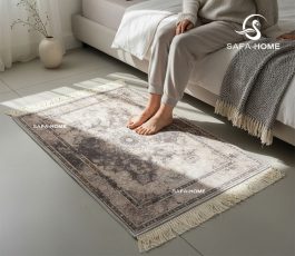 پادری مخمل شانل کرم و قهوه ای