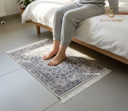 پادری شانل مخمل کرم و طوسی