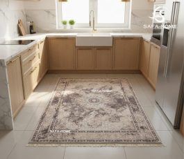 فرشینه کرم و قهوه ای