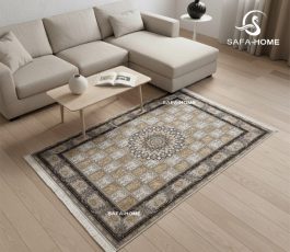 فرشینه شانل مخمل طرح زرین