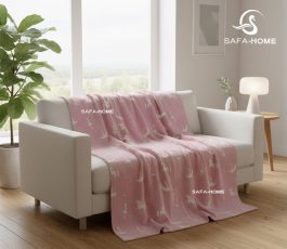 پتو مسافرتی دو نفره مدل اسب تک شاخ