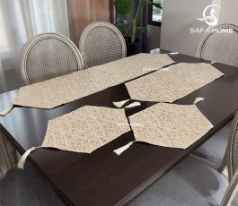 رومیزی ریتا بژ