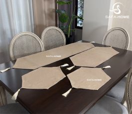 رومیزی ریتا بژ