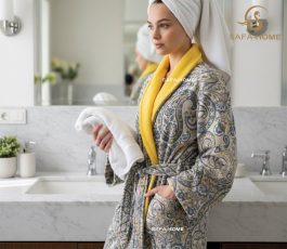 حوله تن پوش ترمه