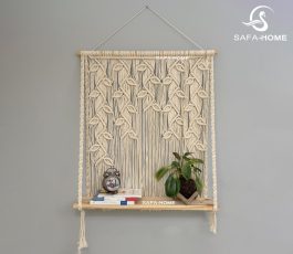 شلف مکرومه مدل برگ