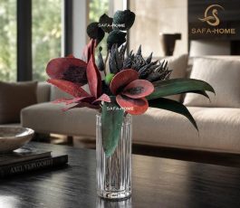 دسته گل فومی قرمز و مشکی