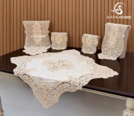 ست رومیزی پاشا 5 تکه طرح ترنج